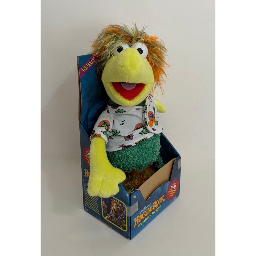 NEW!! Vintage Fraggle Rock WEMBLEY Plush 2006 Jim Henson in Box Stuffed